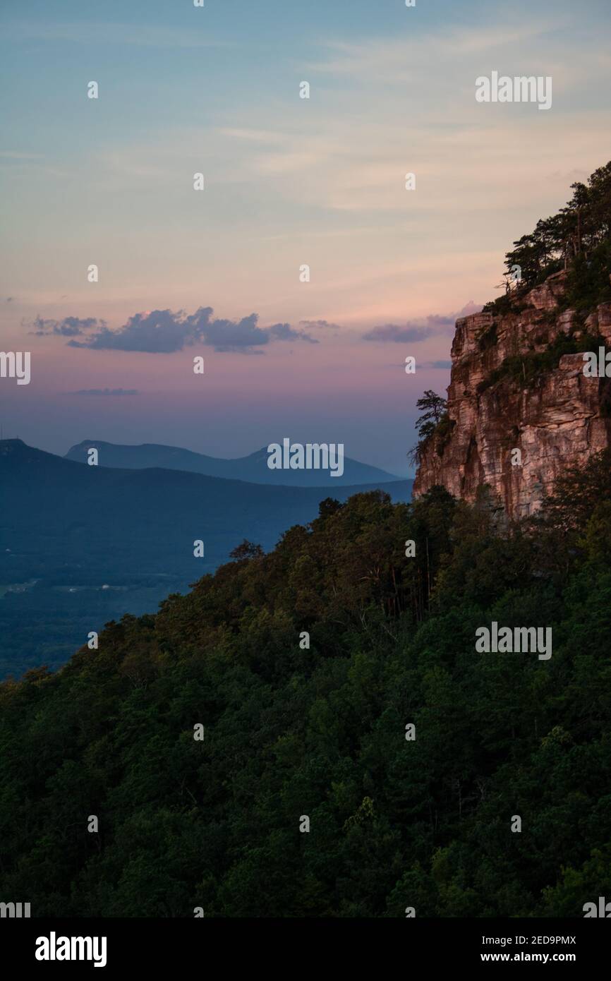 Pilot Mountain State Park, North Carolina. Big Pinnacle Stock Photo Alamy