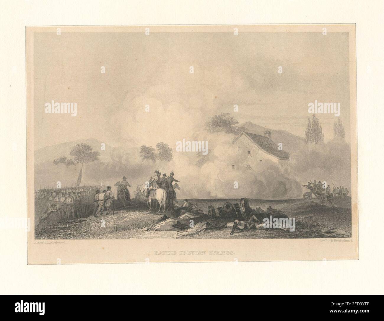Battle of Eutaw Springs Stock Photo Alamy
