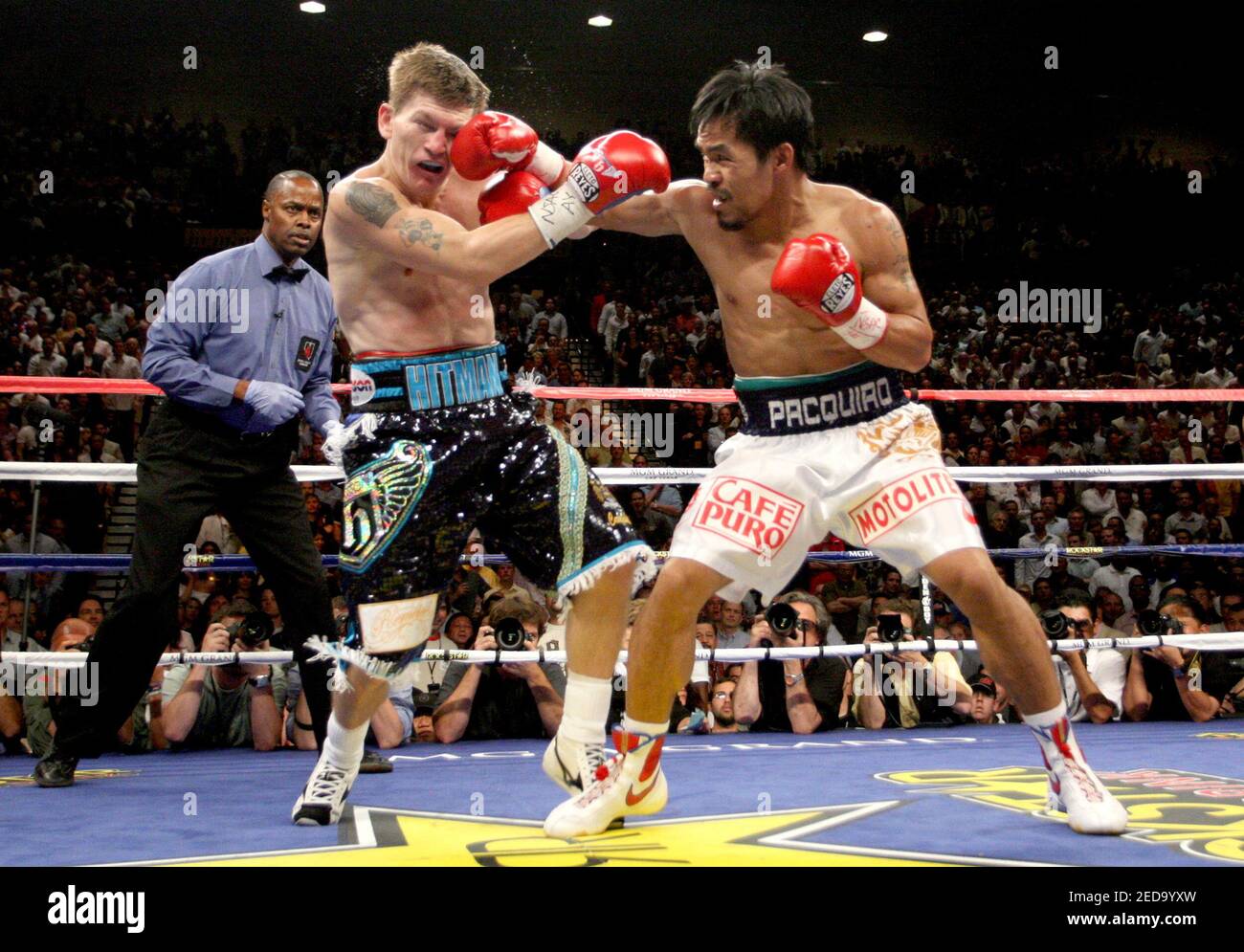 RICKY HATTON & MANNY PACQUIAO BOXING SIGNED AUTOGRAPH PHOTO PRINT 