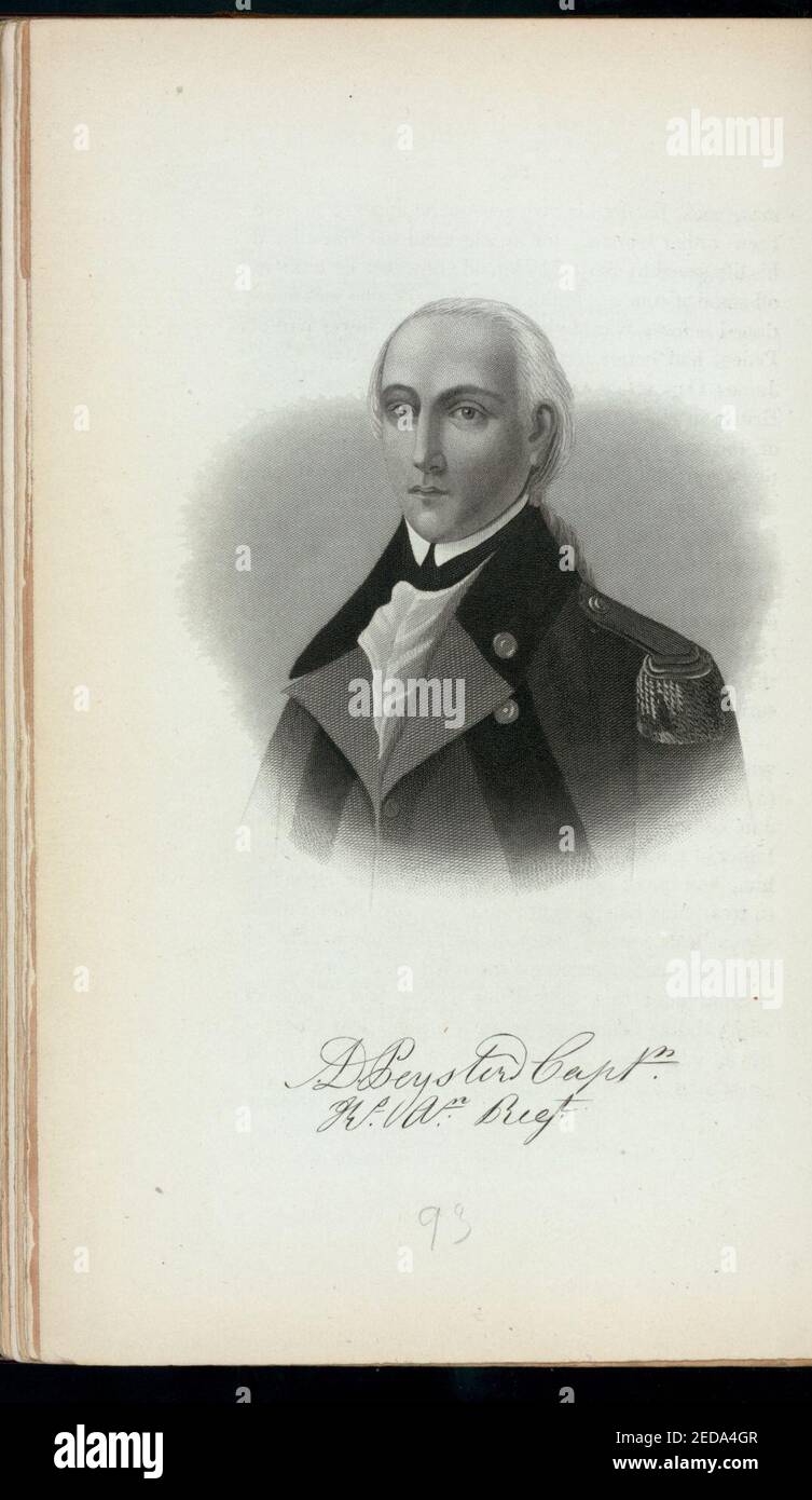 Capt. De Peyster Stock Photo Alamy