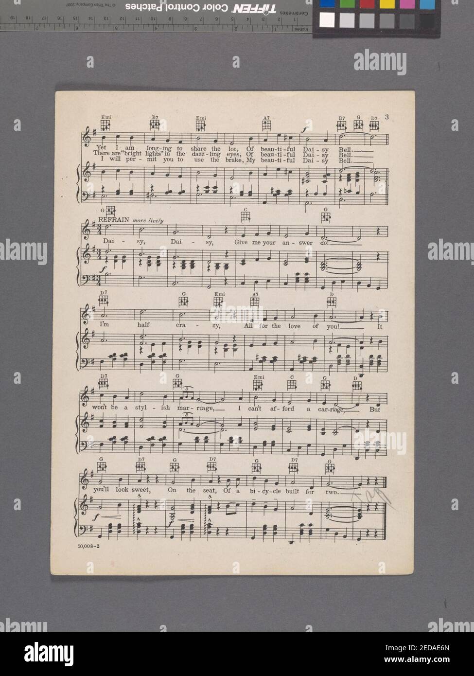 Daisy Bell (bicycle built for two Stock Photo Alamy