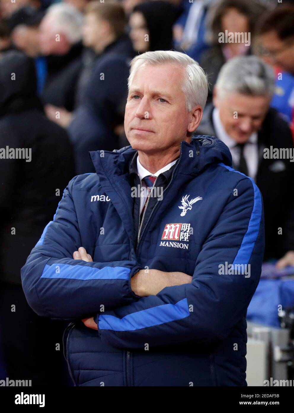 Britain Football Soccer - Crystal Palace v West Ham United - Premier League - Selhurst Park - 15/10/16 Crystal Palace manager Alan Pardew  Reuters / Paul Hackett Livepic EDITORIAL USE ONLY. No use with unauthorized audio, video, data, fixture lists, club/league logos or 'live' services. Online in-match use limited to 45 images, no video emulation. No use in betting, games or single club/league/player publications. Please contact your account representative for further details. Stock Photo
