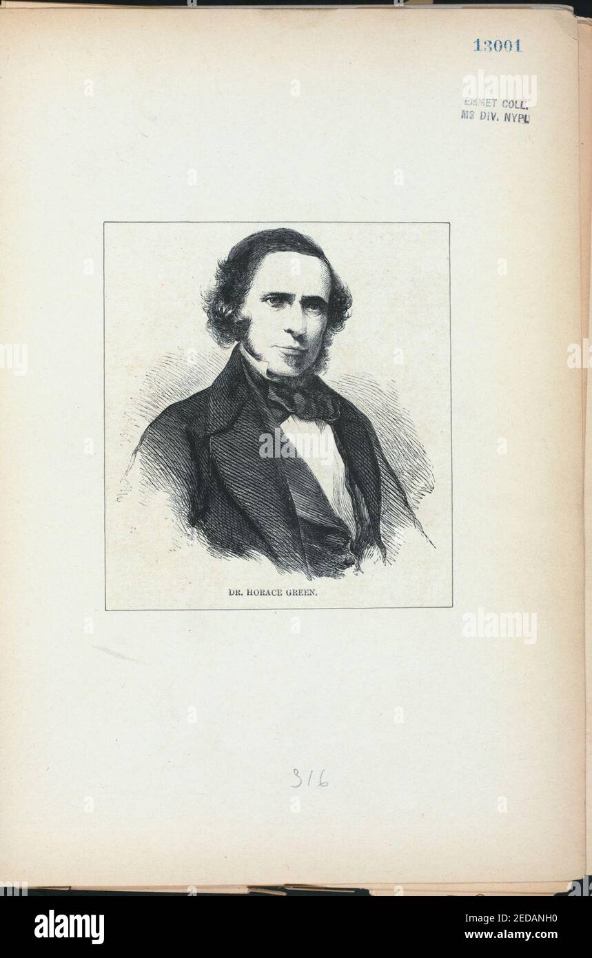 Dr. Horace Green Stock Photo Alamy
