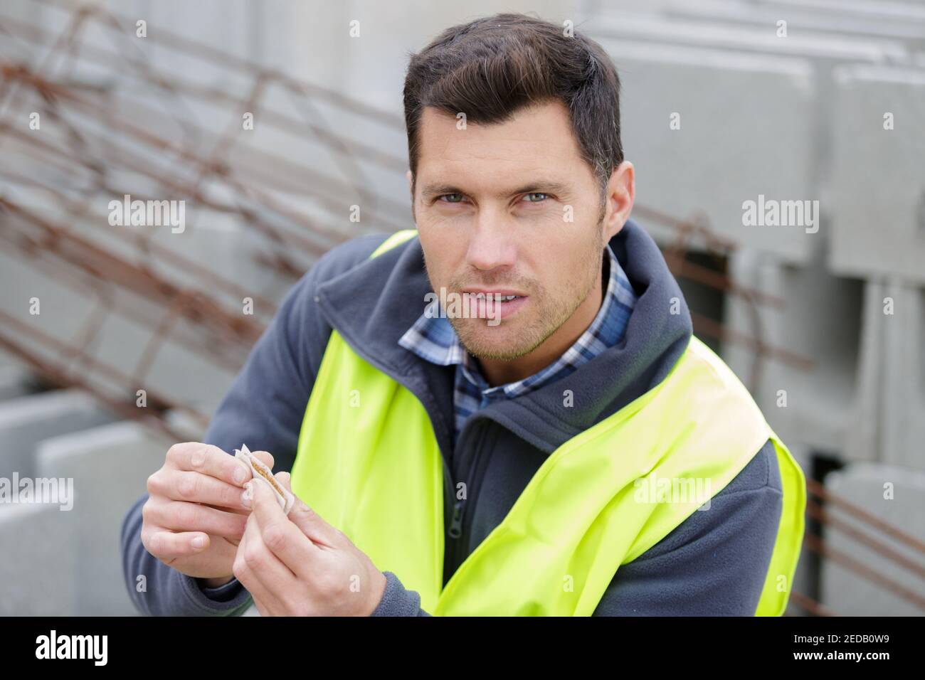 Hand built construction build blocks hi-res stock photography and ...