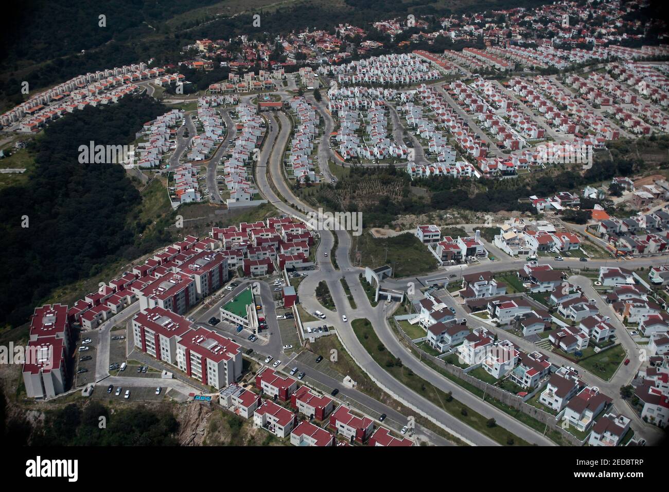 Housing development Queretaro, Mexico Stock Photo