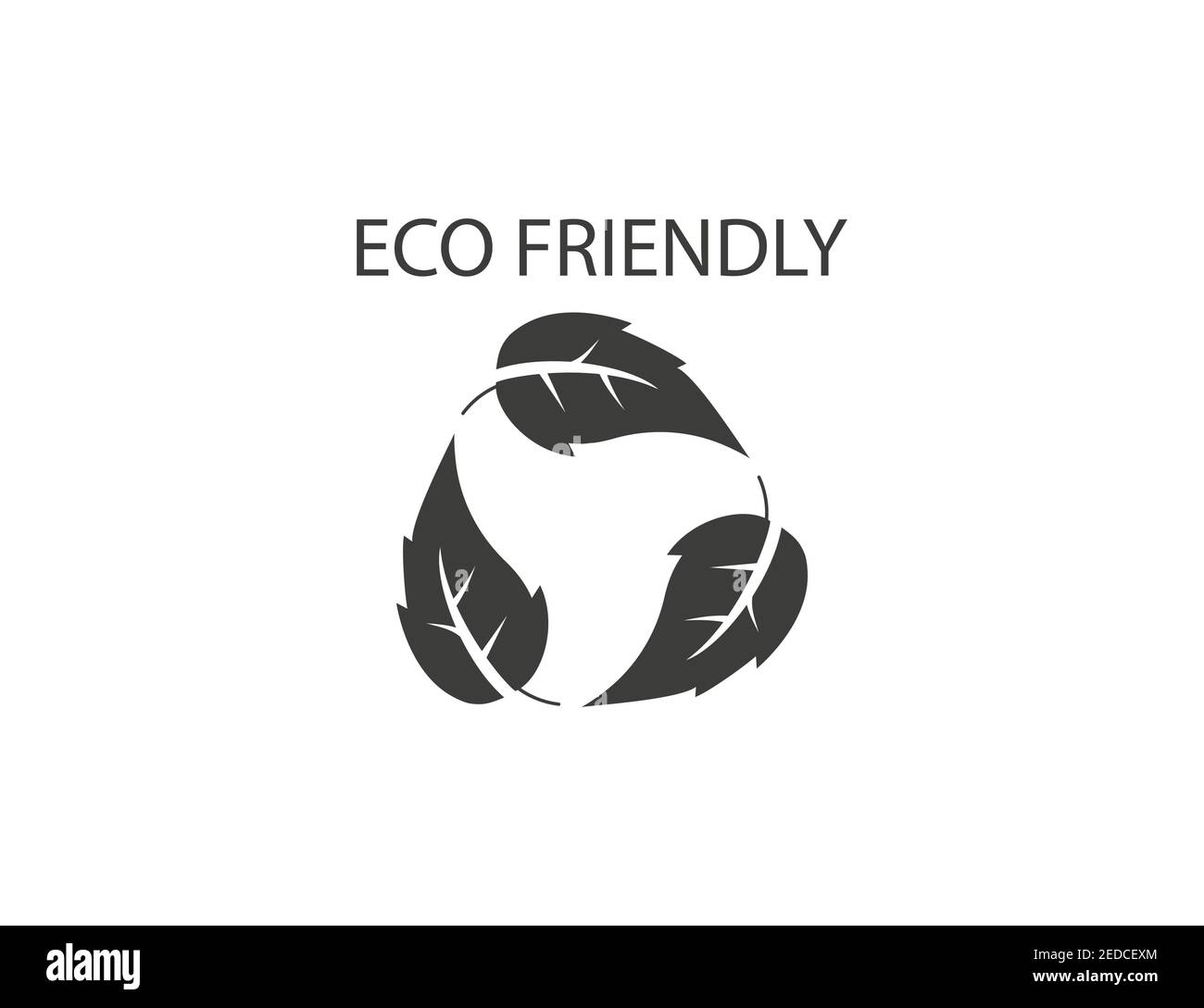 Vector illustration. Eco leaves recycle icon Stock Vector