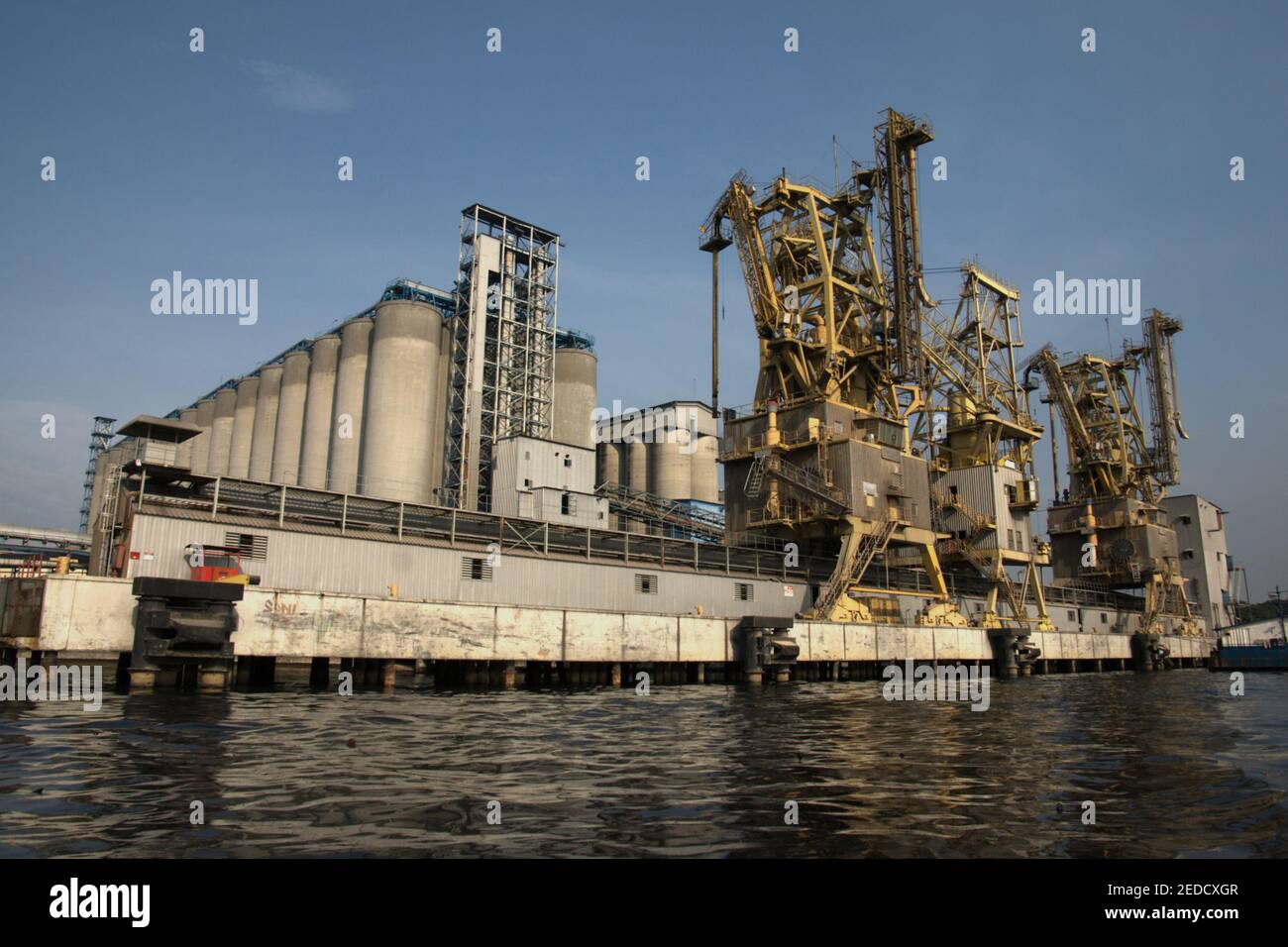 A part of Bogasari Flour Mills complex, the processing plants owned by