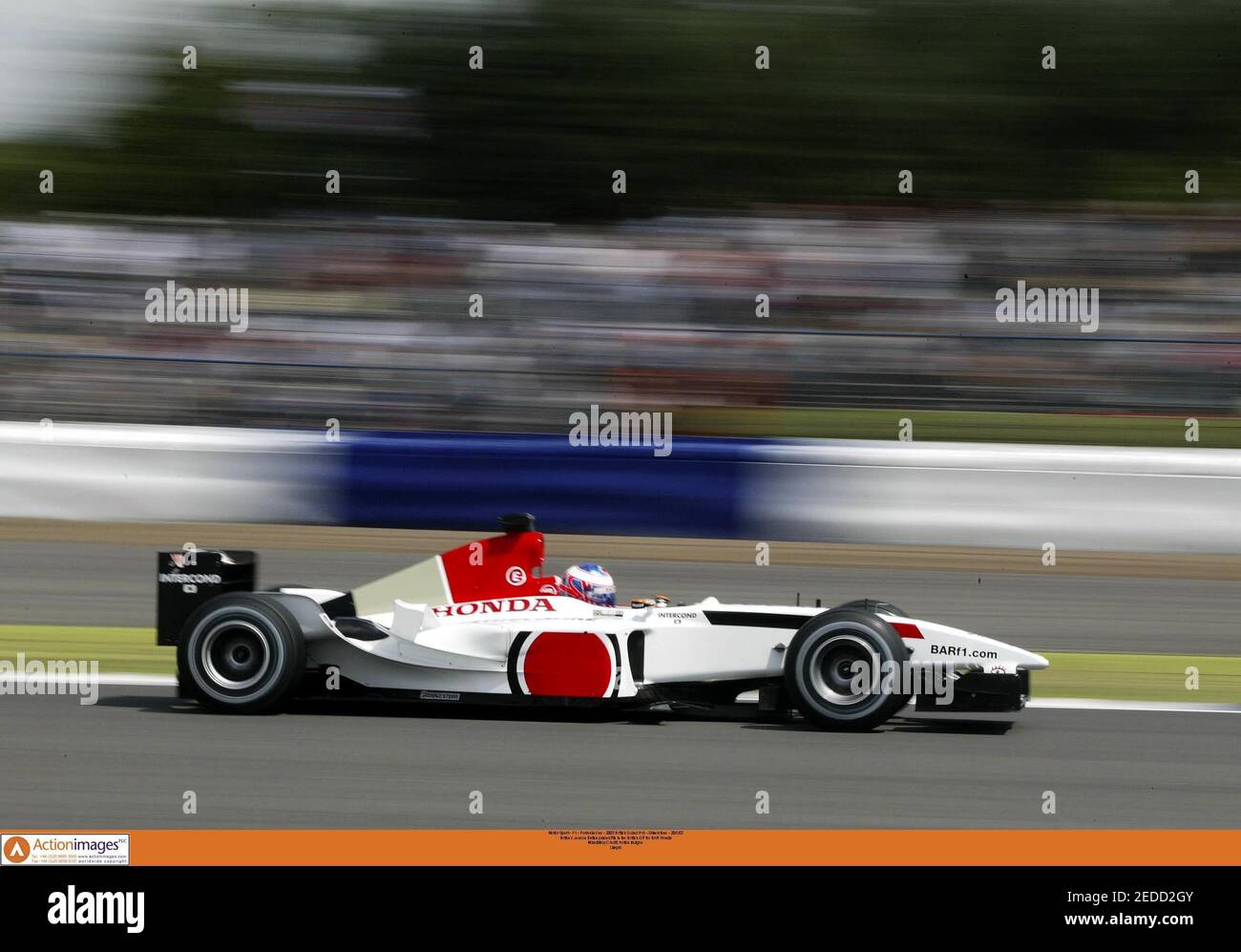 Motor Sport - F1 - Formula One - 2003 British Grand Prix - Silverstone - 20/7/03  Briton's Jenson Button placed 8th in the British GP for BAR Honda  Mandatory Credit: Action Images  Livepic Stock Photo