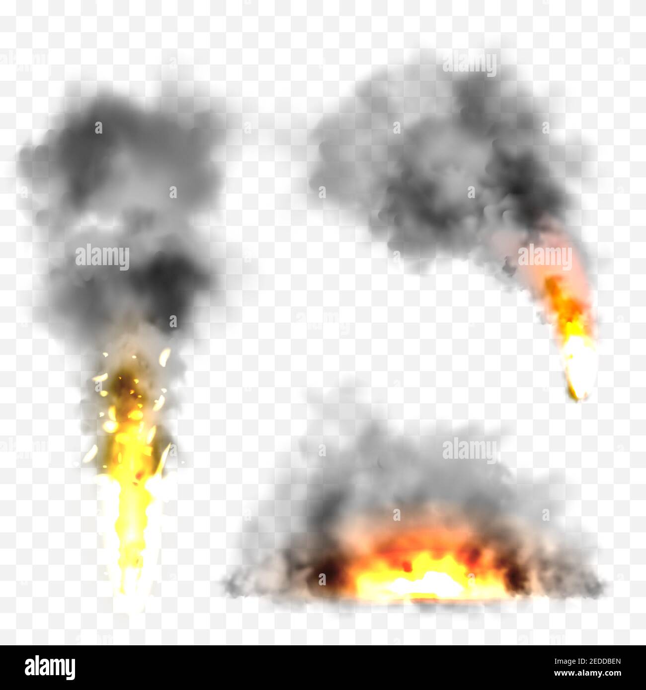 Fire flame blast stream Stock Vector Images Alamy
