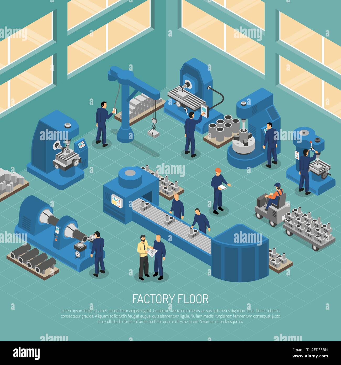 Supervisor production Stock Vector Images Alamy