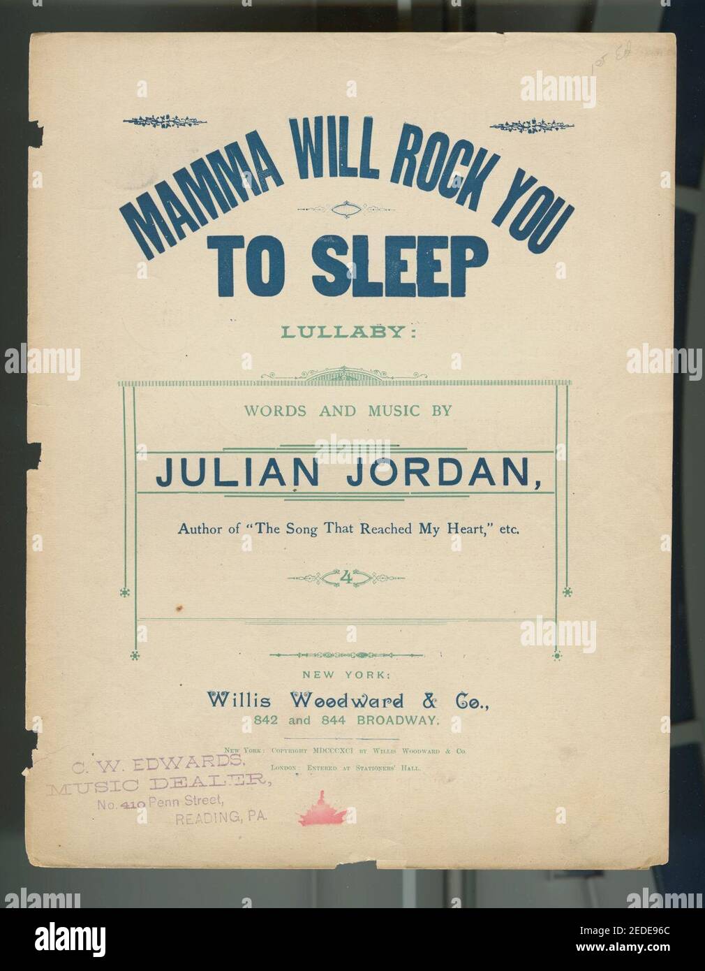 Mamma will rock you to sleep Stock Photo Alamy