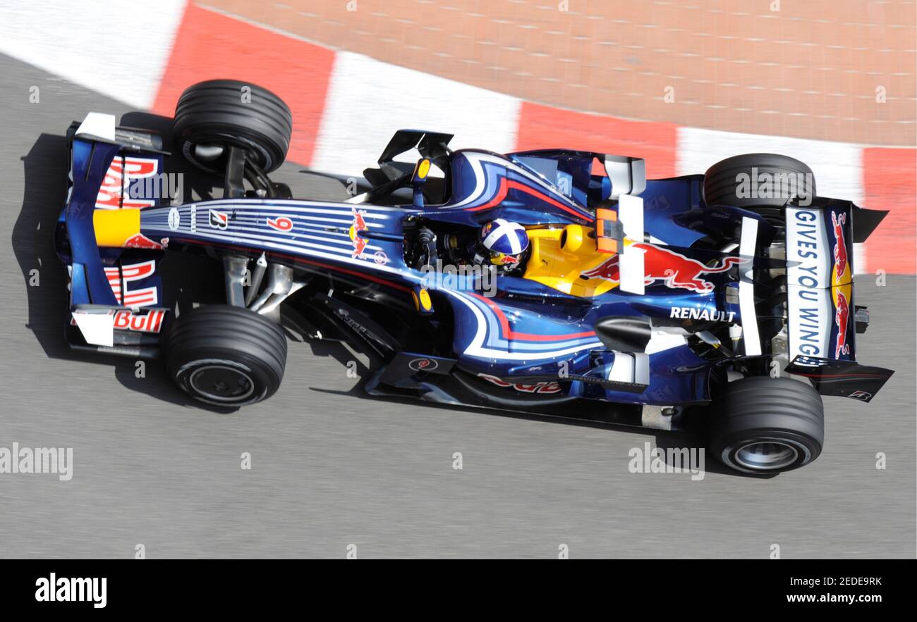 Formula One - F1 - Monaco Grand Prix 2008 - Monte Carlo - 22/5/08 David  Coulthard - Red Bull Racing Mandatory Credit: Action Images / Crispin  Thruston Stock Photo - Alamy