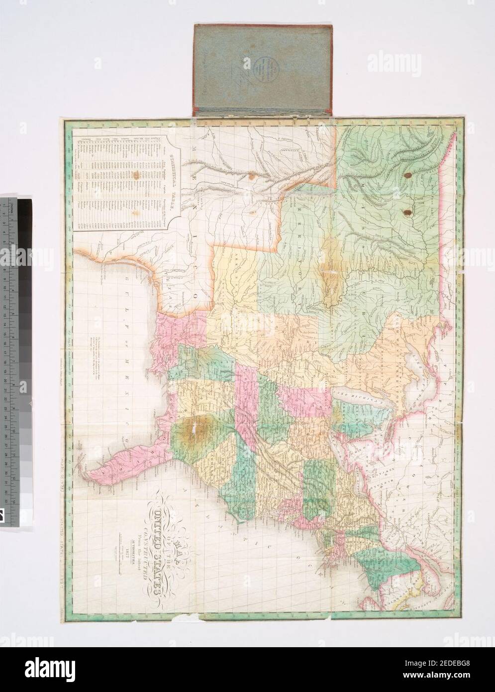 Map of the United States, constructed from the latest authorities Stock ...