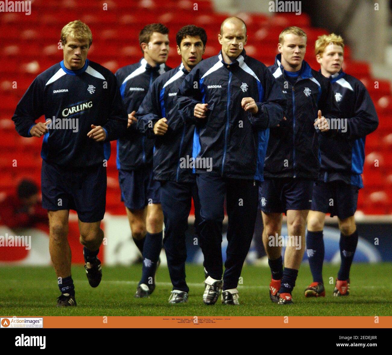 Glasgow Rangers Training High Resolution Stock Photography and Images