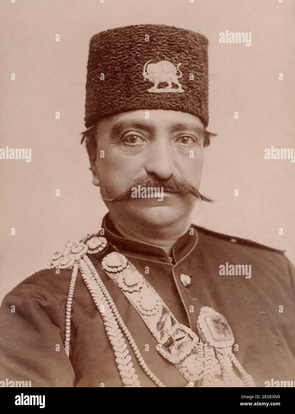 Naser Al Din Shah Qajar High Resolution Stock Photography and Images Alamy