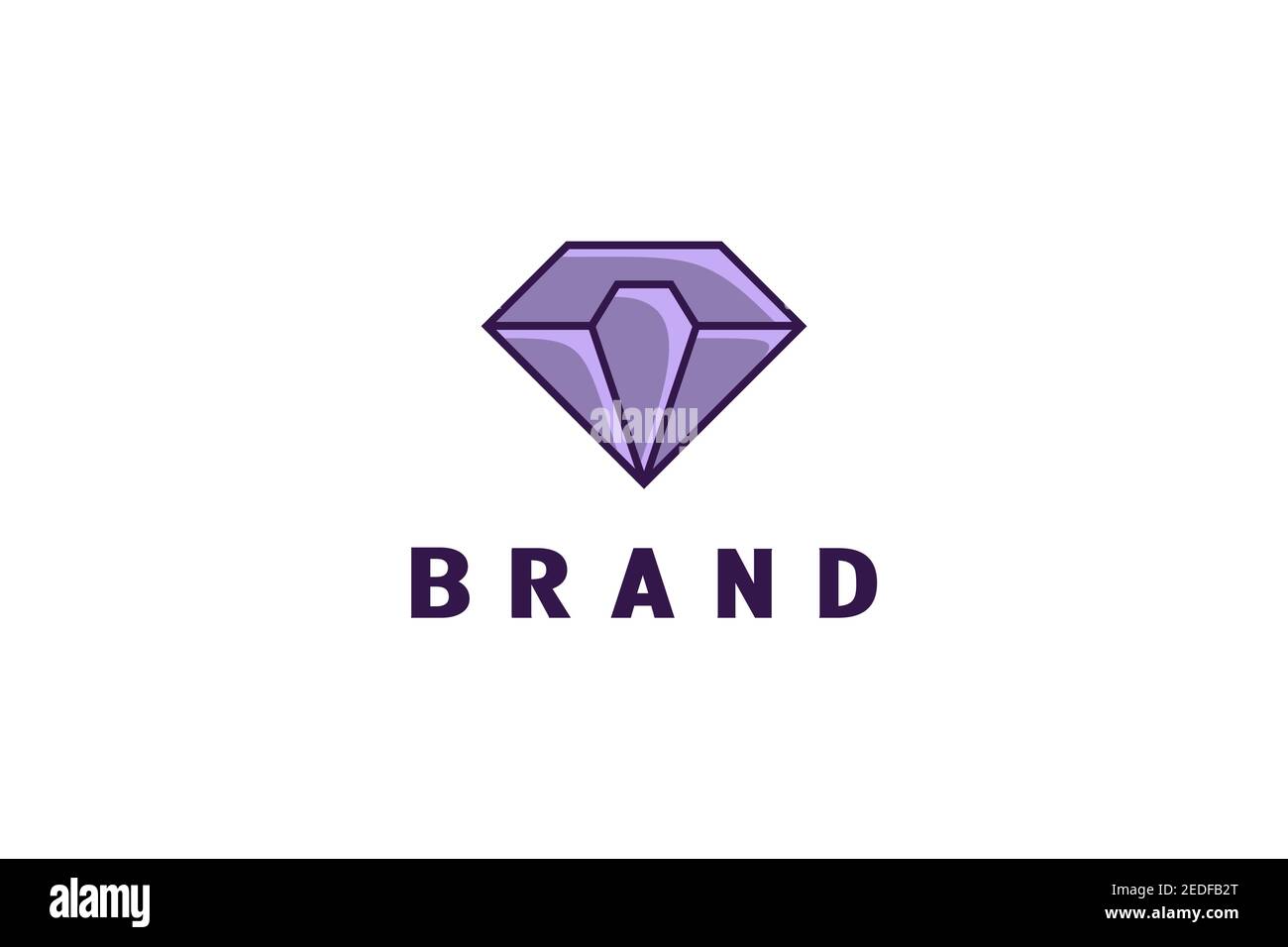 Diamond logo design Stock Vector