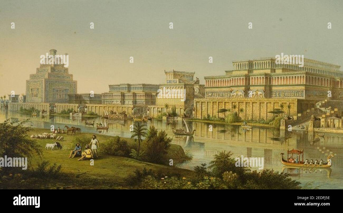 Nimrud (cropped). Stock Photo