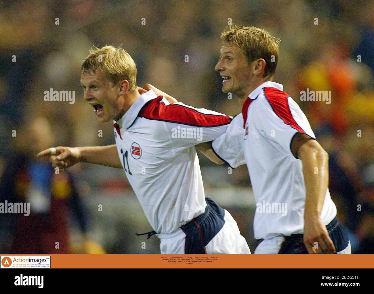 Steffen iversen goal spain norway hires stock photography and images