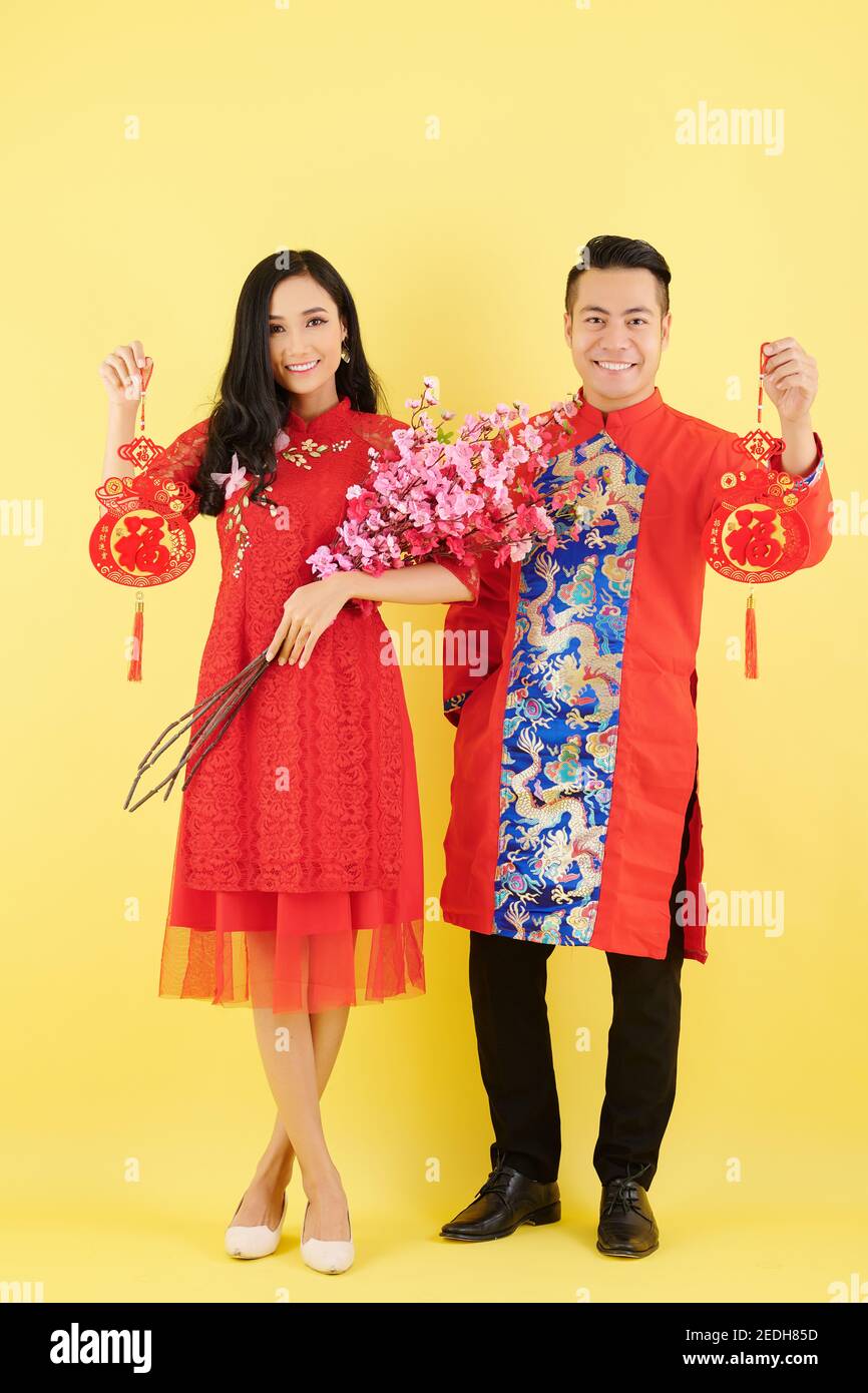 couple chinese new year outfit