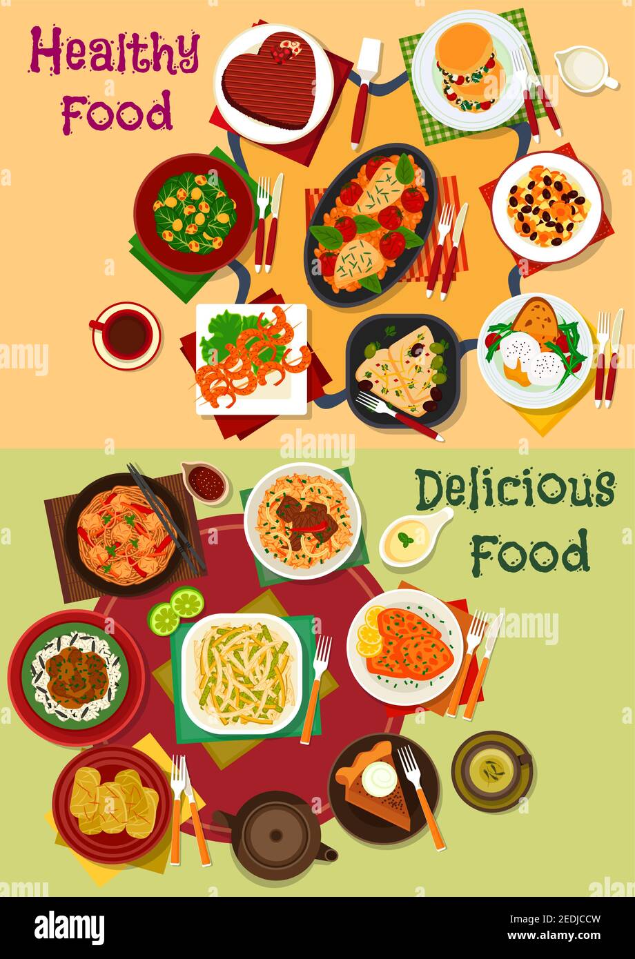Fish stew beans Stock Vector Images - Alamy