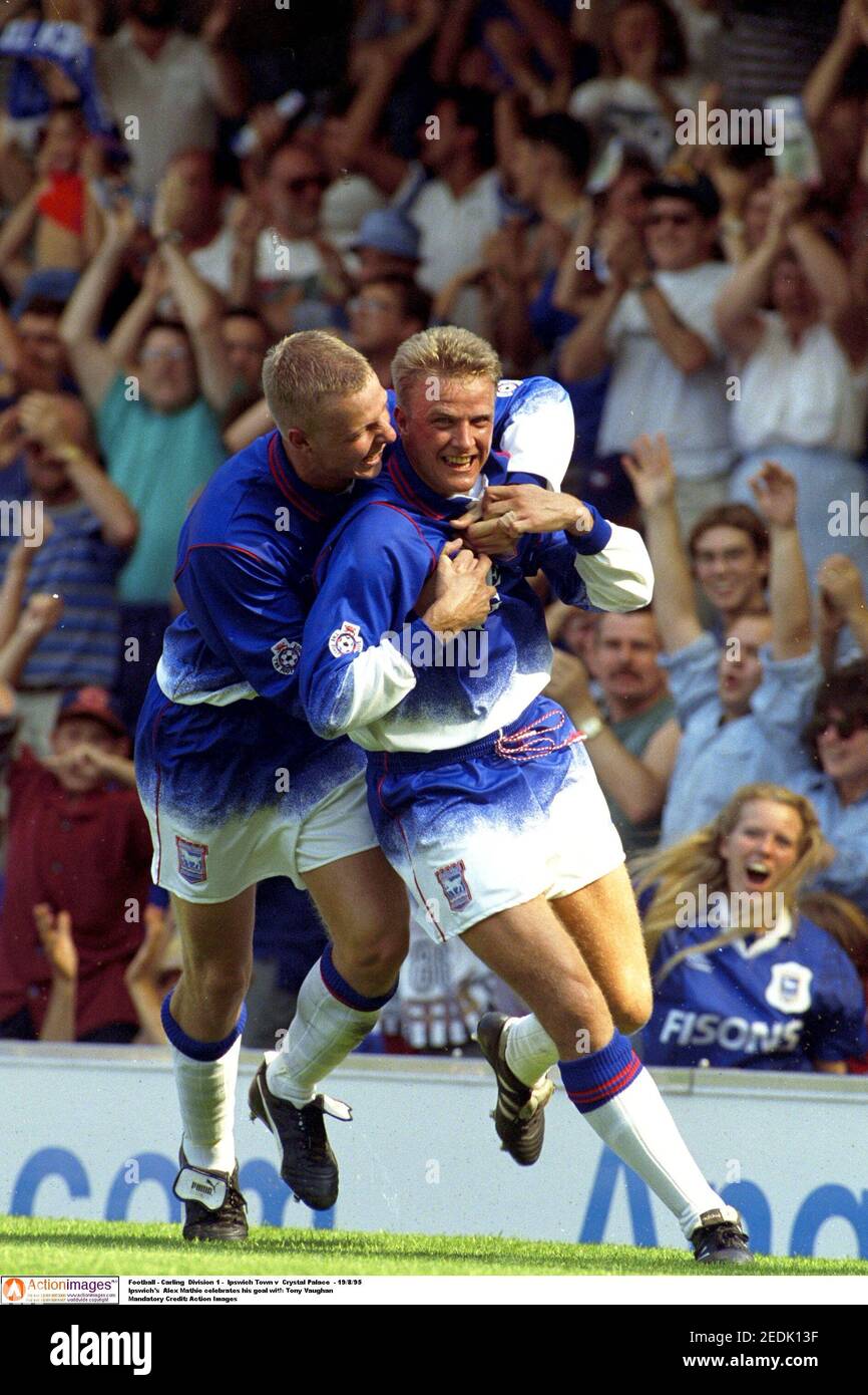 Ipswichs alex mathie celebrates hi res stock photography and images alamy