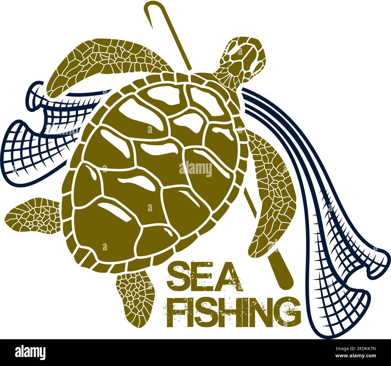 20+ Turtle Fishing Net Stock Illustrations, Royalty-Free Vector