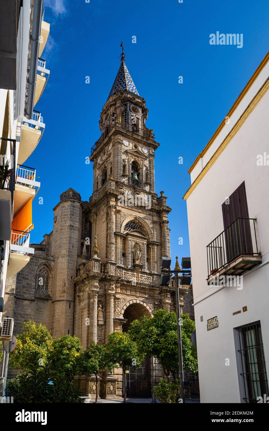 The San Miguel Church In The Old Town Of Jerez De La Frontera In the-san-miguel-church-in-the-old-town-of-jerez-de-la-frontera-in