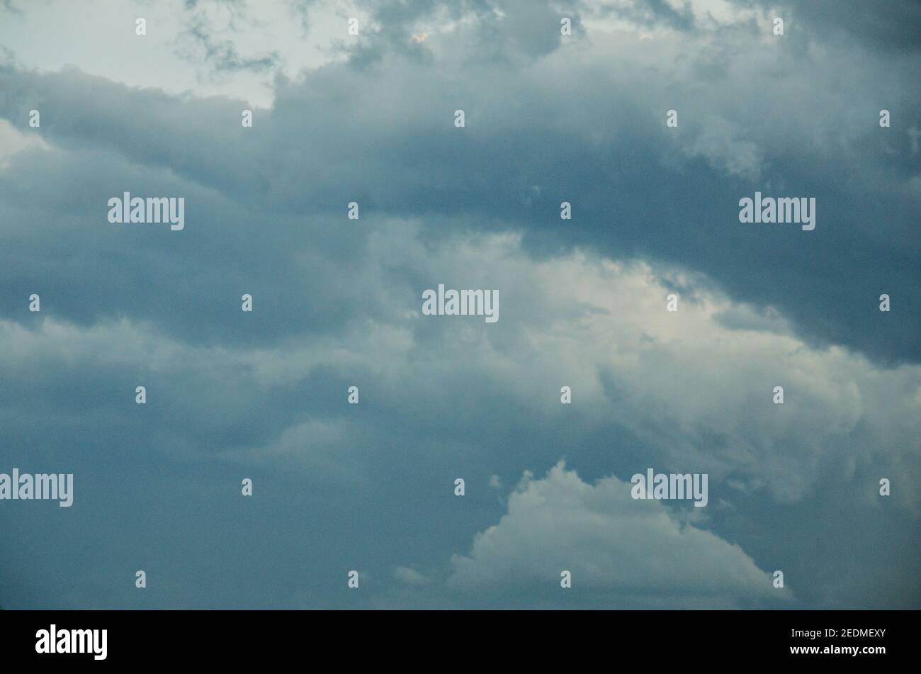 Dark Storm Clouds in the African Sky before a Summer Storm Stock Photo ...