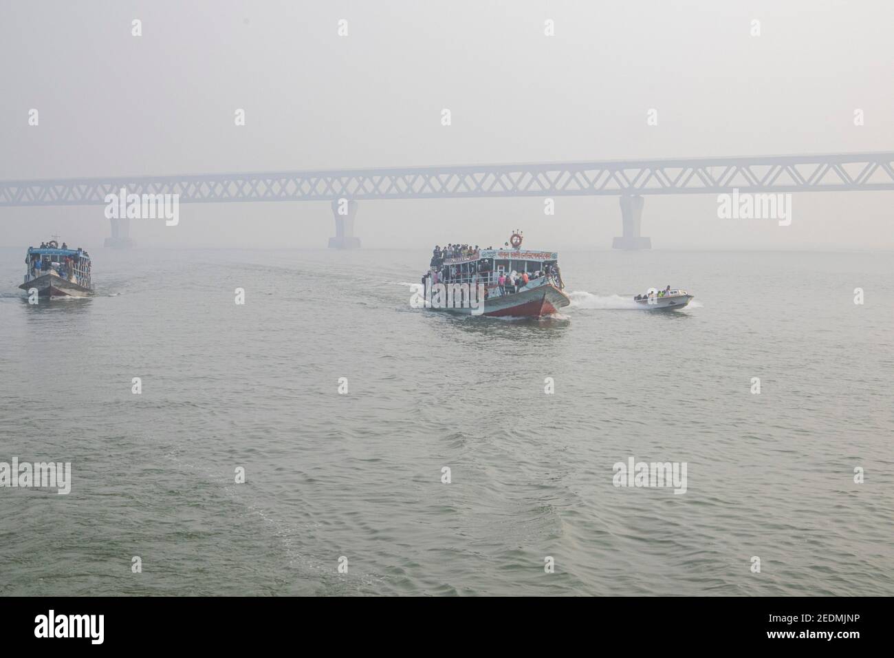 The Padma Bridge is a multipurpose road-rail bridge across the Padma ...