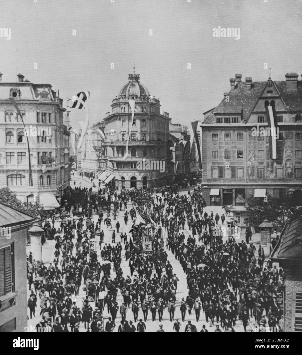 Johann Baptist Einzug der Vorarlberger Schützen