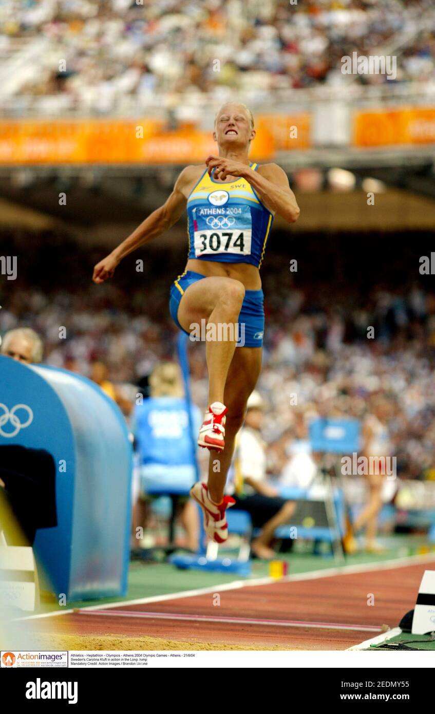 Carolina kluft heptathlon long jump hires stock photography and images