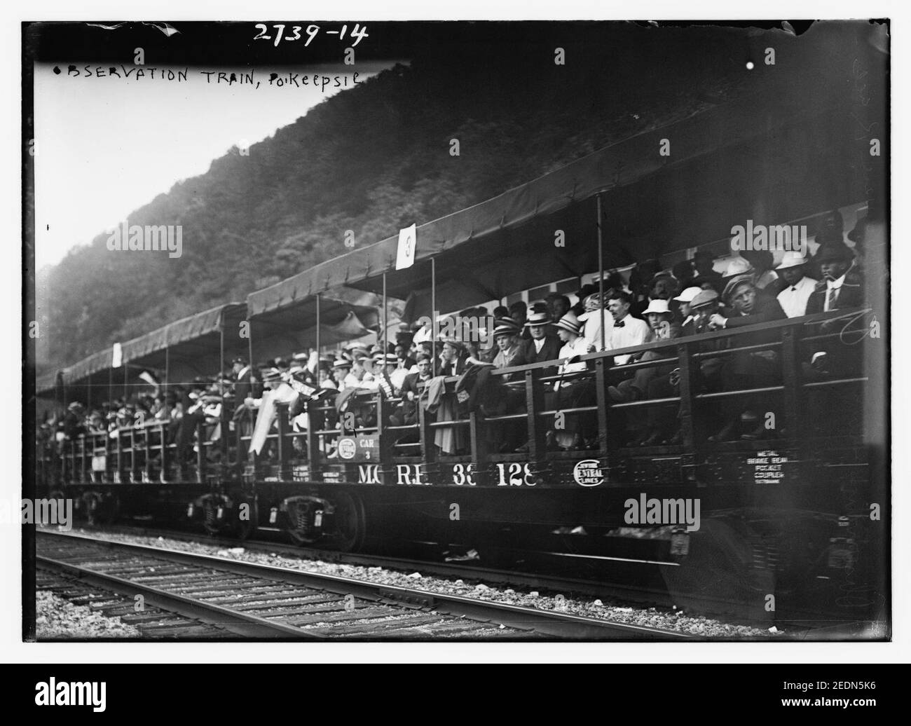 Observation train, Po'keepsie Stock Photo