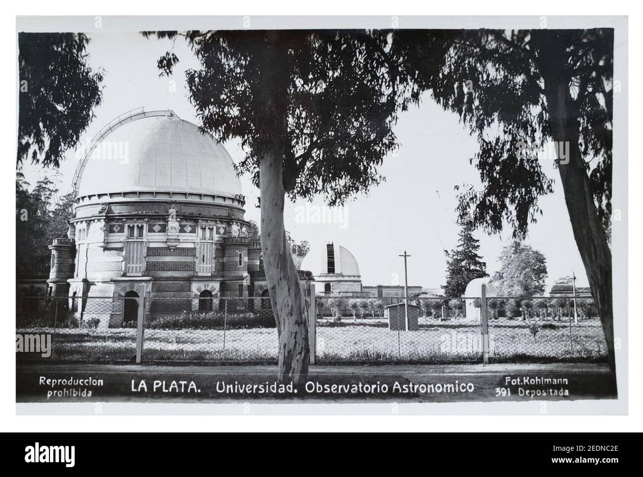 Observatorio Astronómico Universidad Nacional de la Plata Ciudad de La Plata. Década 20. Stock Photo