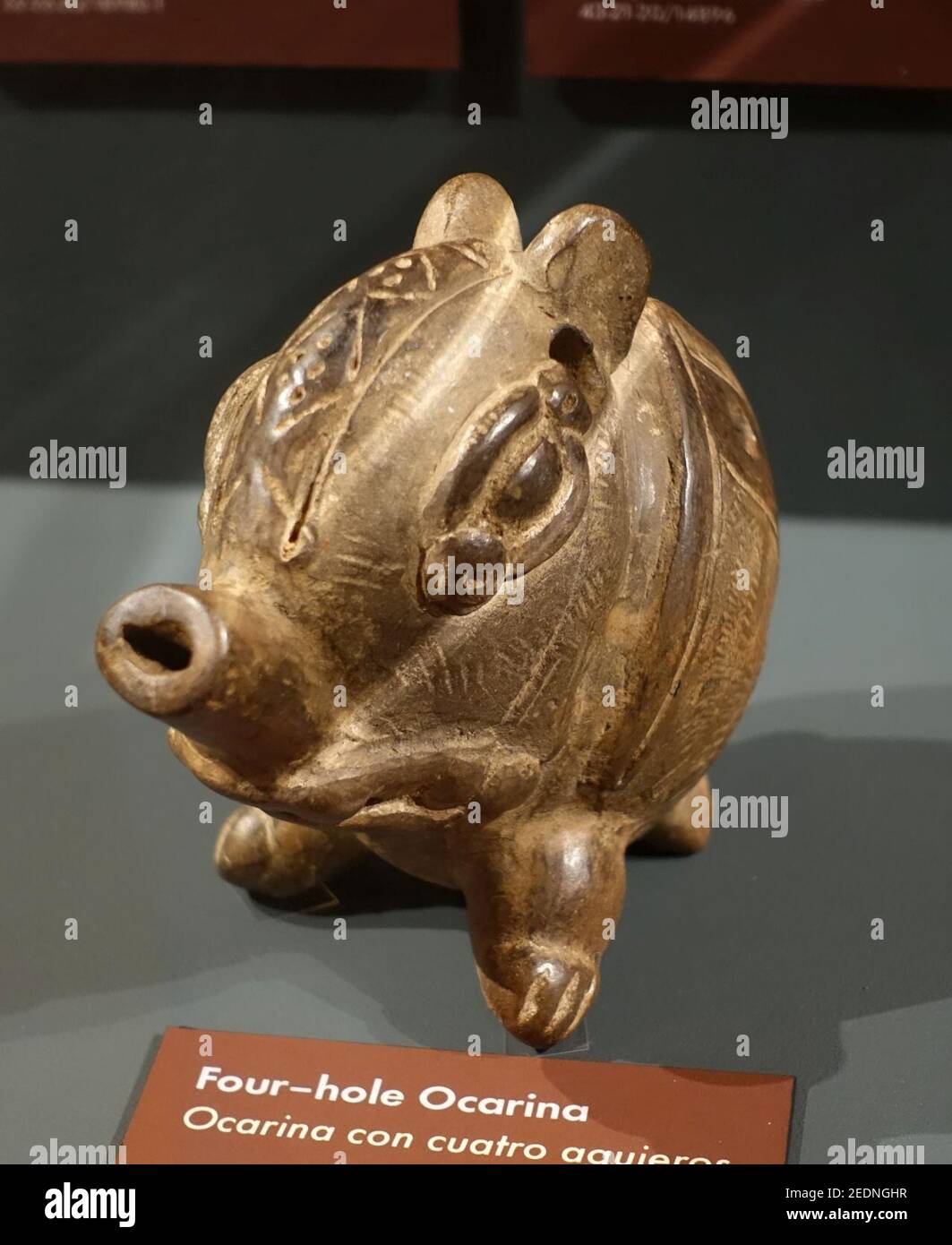 Ocarina, four holes, Lagunilla, Nicoya, Guanacaste, Costa Rica, ceramic Stock Photo Alamy