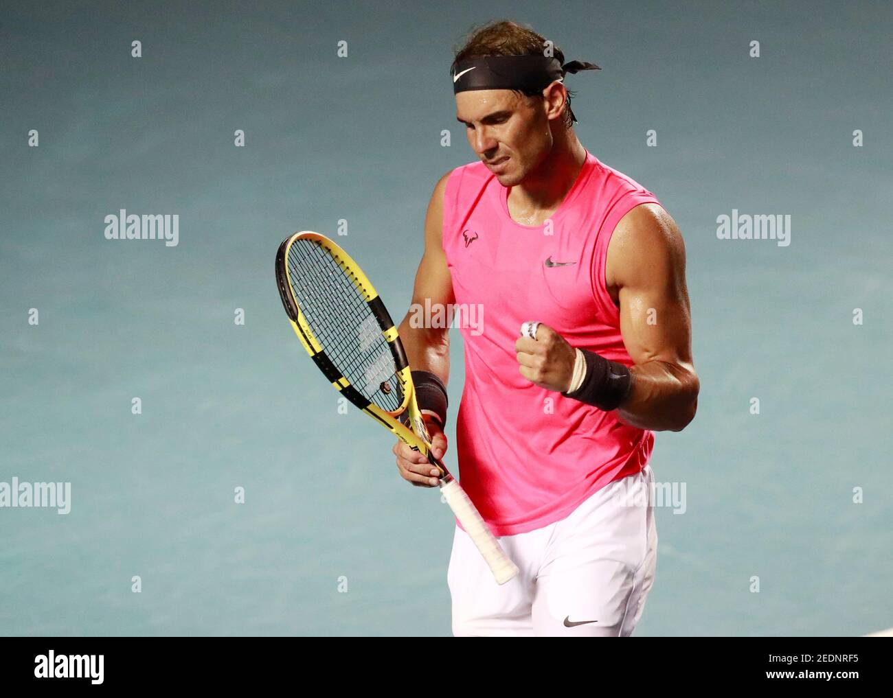 Tennis - ATP 500 - Mexican Open - Princess Acapulco Stadium, Acapulco,  Mexico - February 29, 2020 Spain's Rafael Nadal reacts after winning his  final match against Taylor Fritz of the U.S. REUTERS/Henry Romero Stock  Photo - Alamy