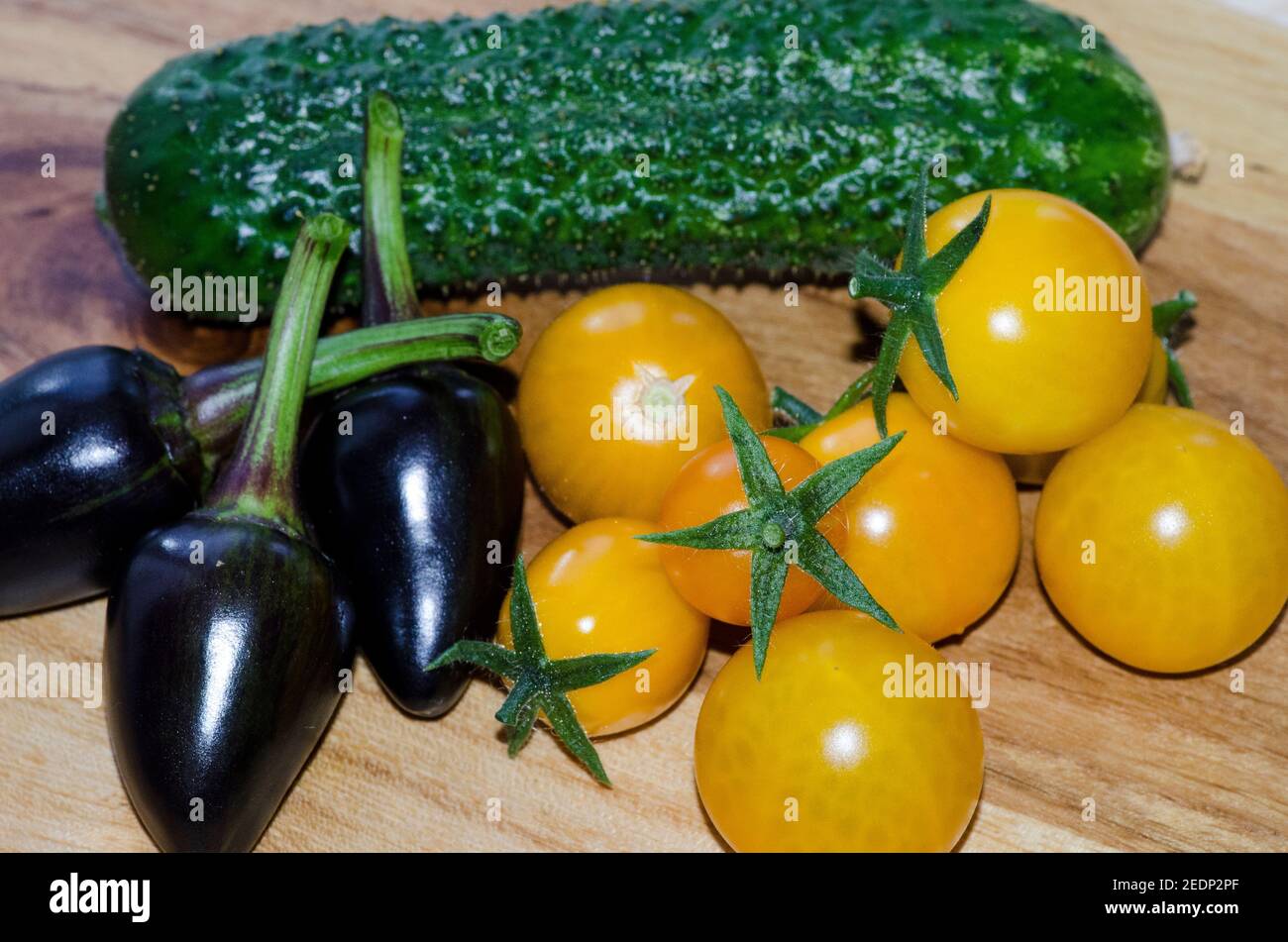 Home grown vegetables in Greenland Stock Photo