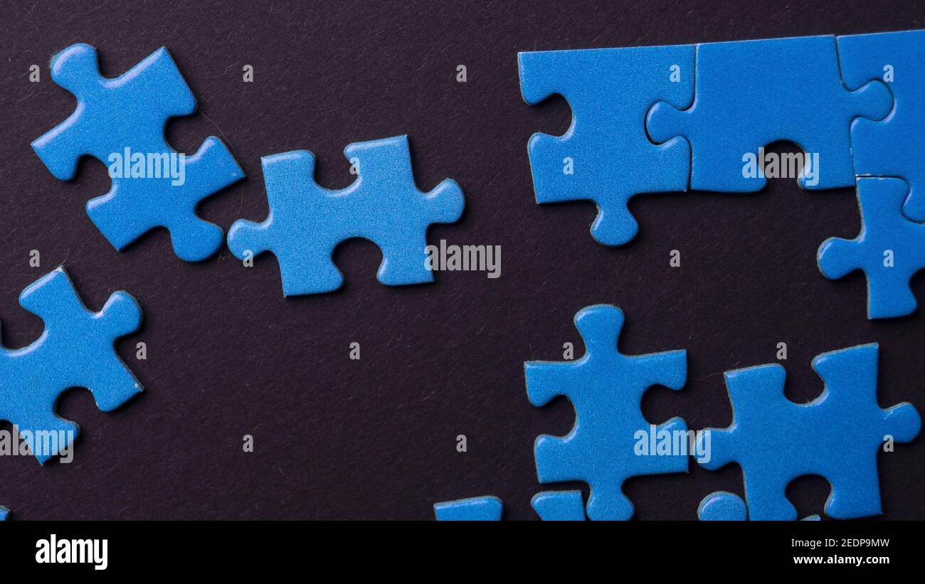 blue puzzles, textures and background Stock Photo - Alamy