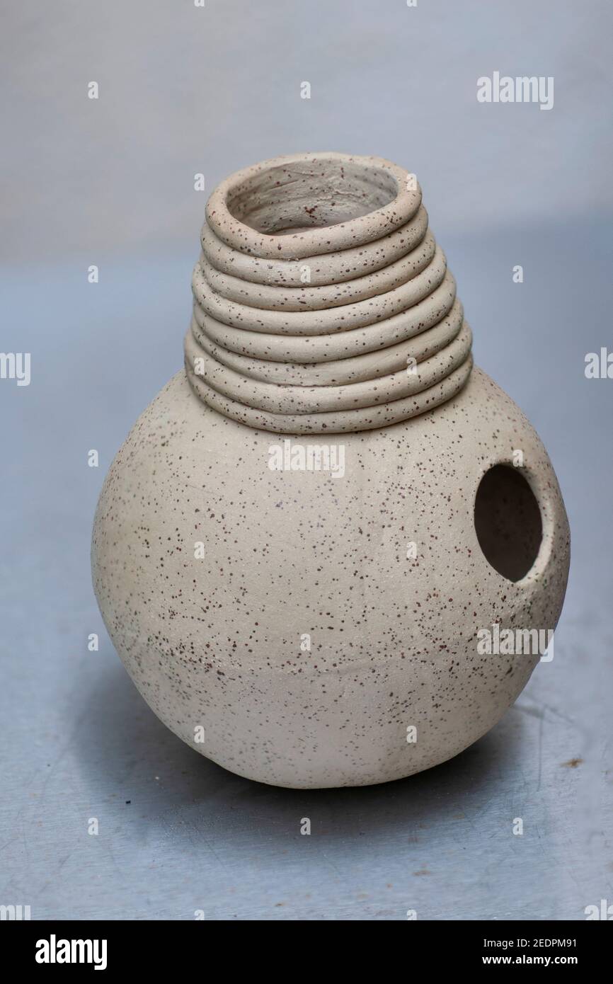 handmade Clay Udu.. The udu is a plosive aerophone (in this case