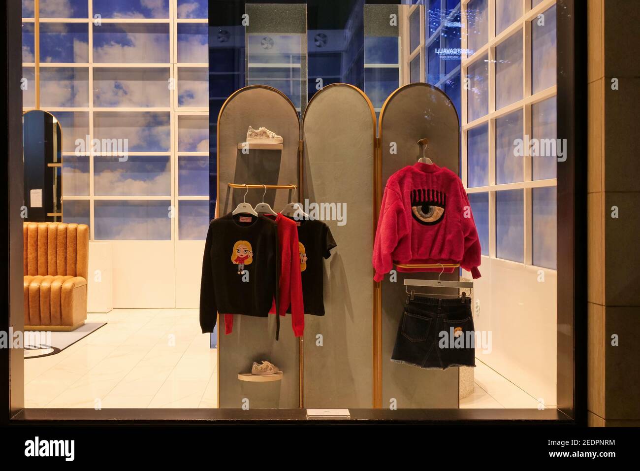 Chiara Ferragni official store in modern district of Milan, Lombardy, Italy  Stock Photo - Alamy