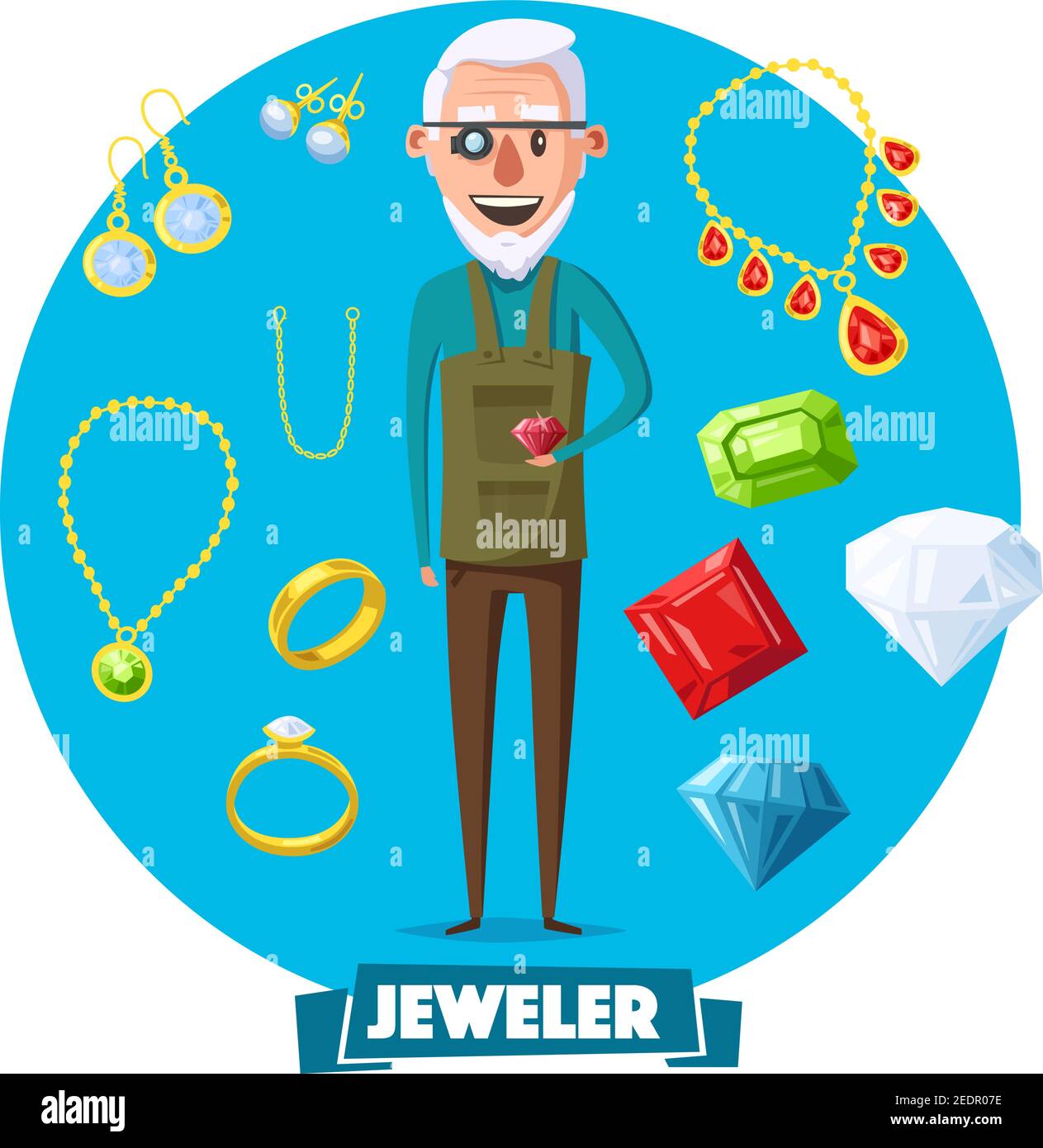 Person holding diamond jewels Stock Vector Images Alamy