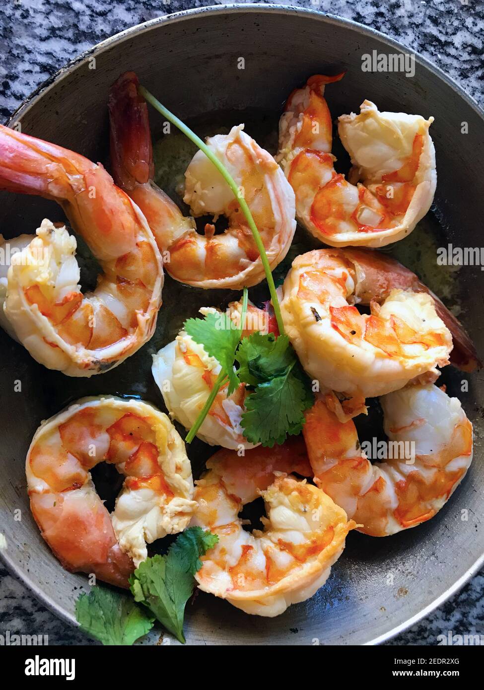 Fried large shrimp Stock Photo - Alamy