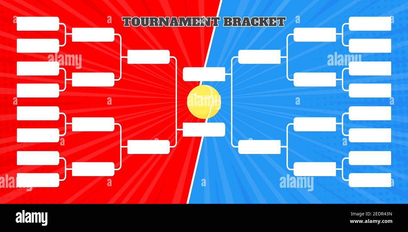 4 team tournament bracket championship template flat style design vector  illustration isolated on white background. Championship bracket schedule  for Stock Vector Image & Art - Alamy