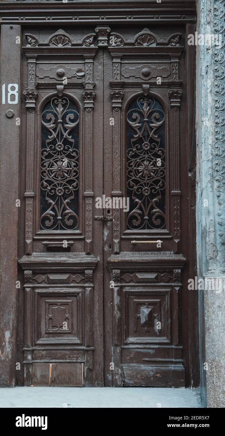 Vintage Door Backdrops Stock Photo Alamy