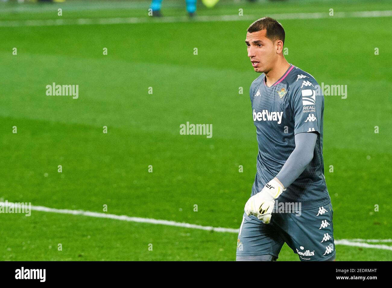 Joel Robles of Real Betis during the Spanish championship La Liga football mach between Villarreal and Real Betis on Febru / LM Stock Photo