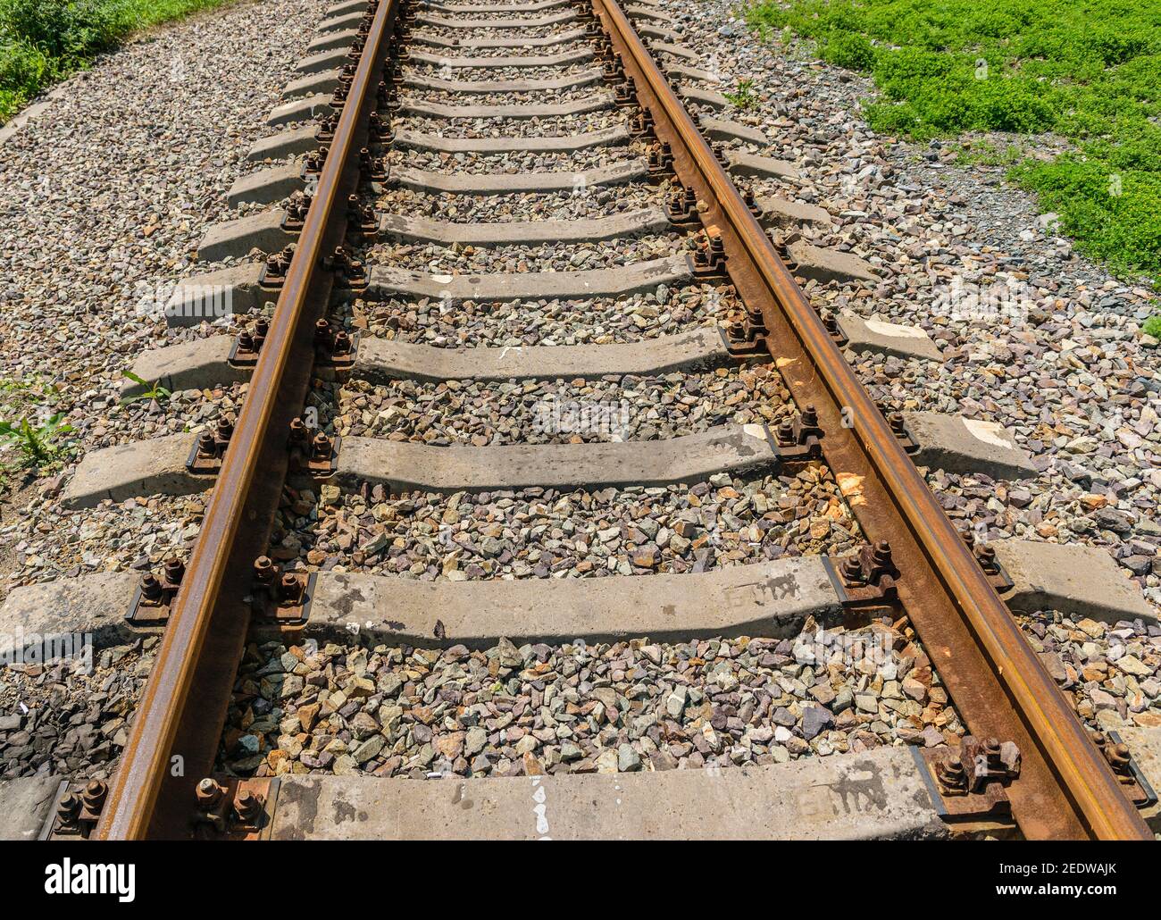 Old rusty railroad way hi-res stock photography and images - Alamy