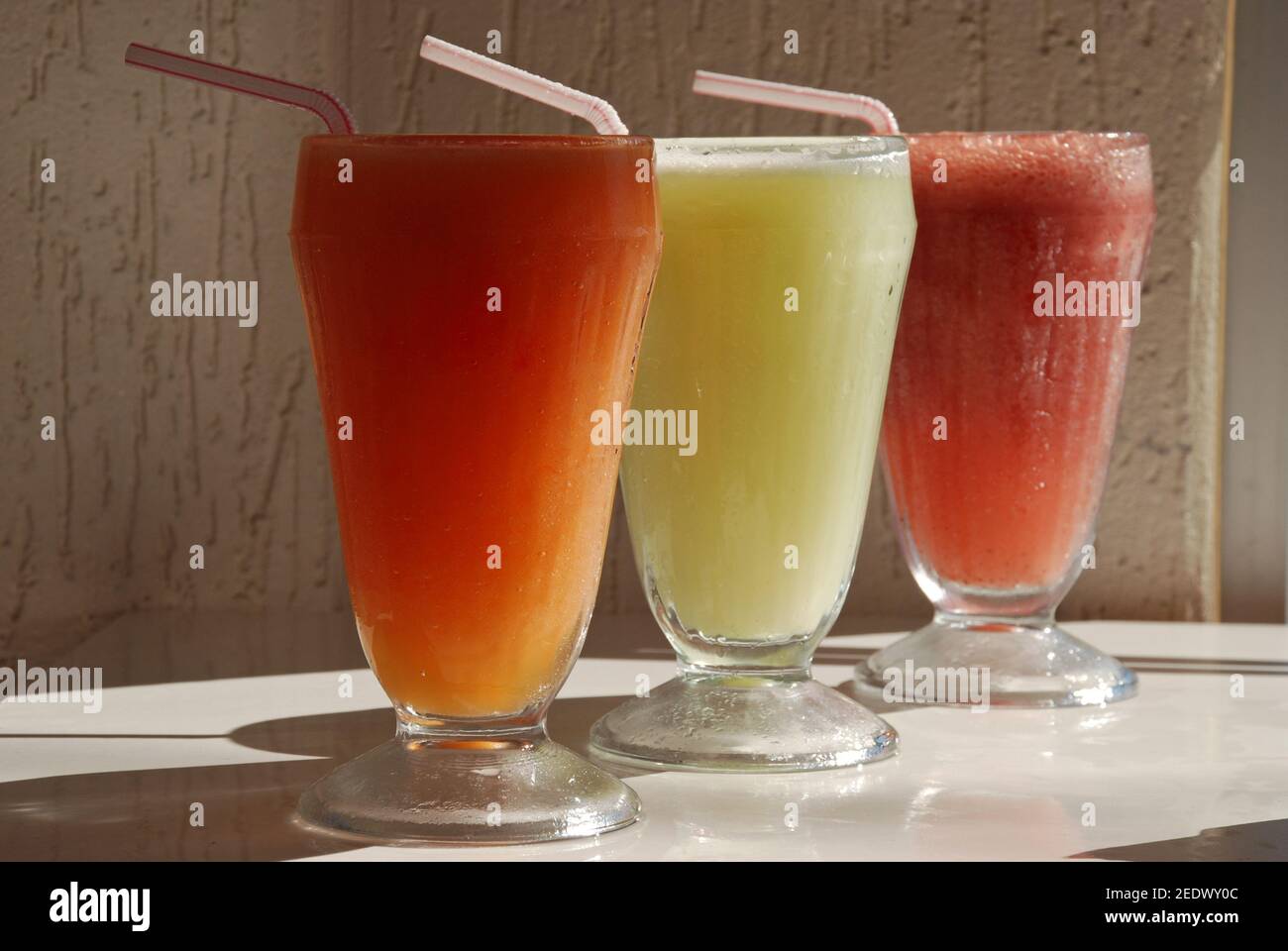 Delicious fruit juices Stock Photo Alamy