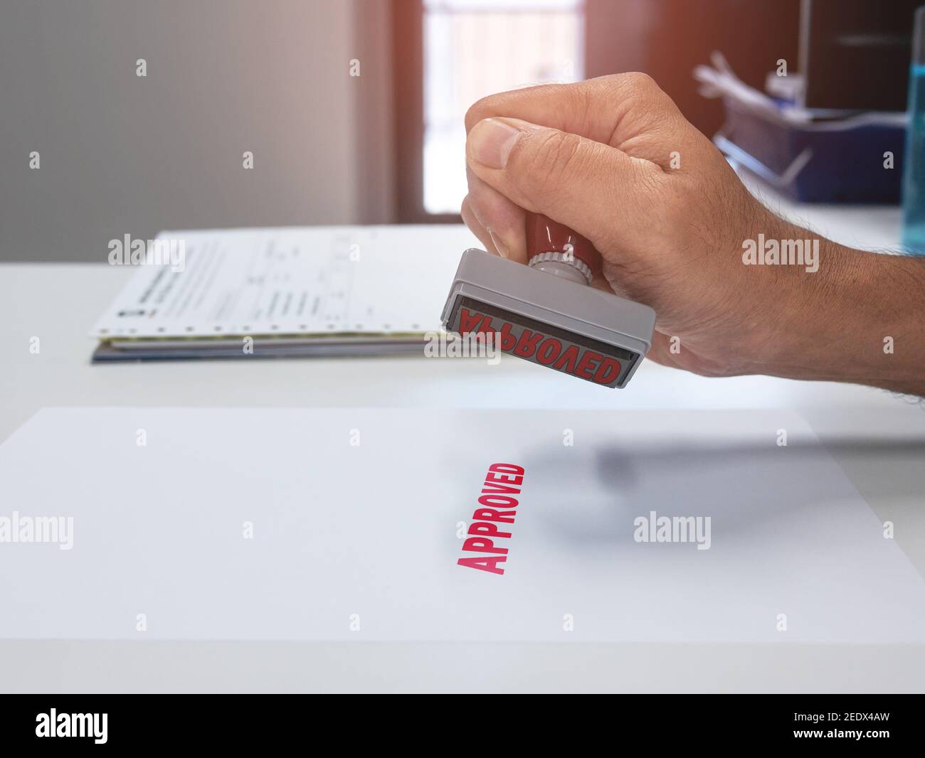 Empty rubber stamp hi-res stock photography and images - Alamy