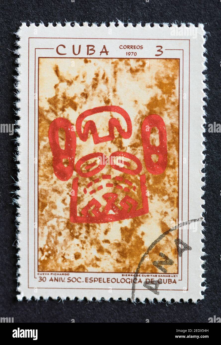 Old vintage Cuban postal stamps Stock Photo - Alamy