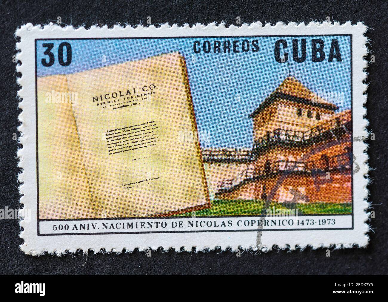 Old vintage Cuban postal stamps Stock Photo - Alamy