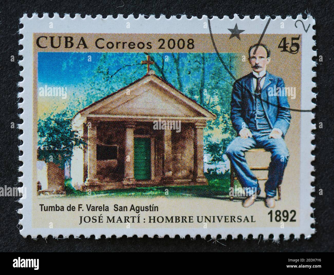 Old vintage Cuban postal stamps Stock Photo - Alamy